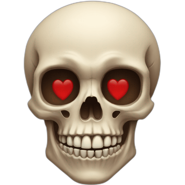 skull heart emoji