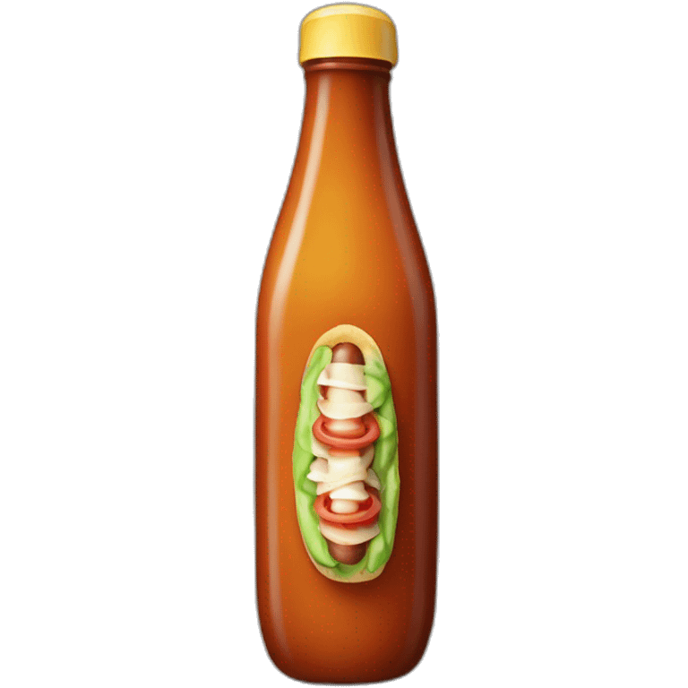 bottle-of-hotdog emoji