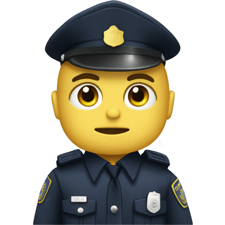 Buho policia  emoji