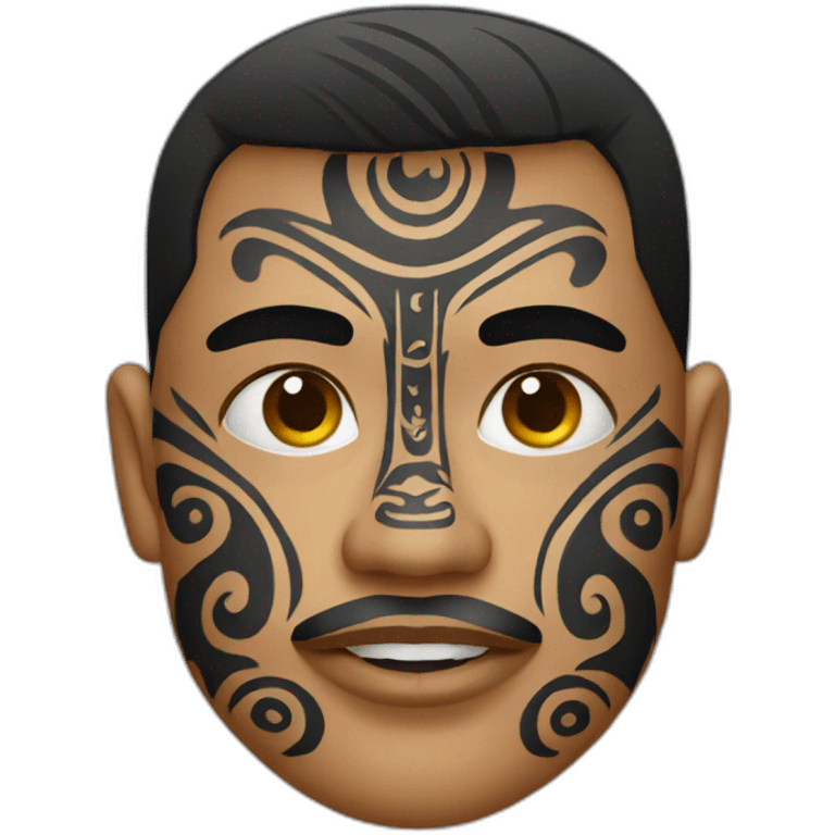 maori-face-tattoo emoji