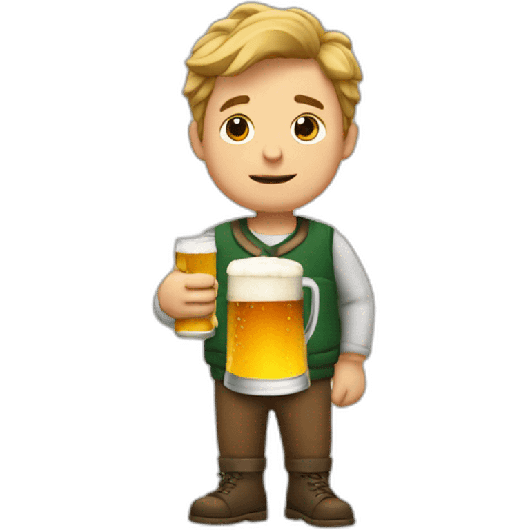 Arthur with beer emoji