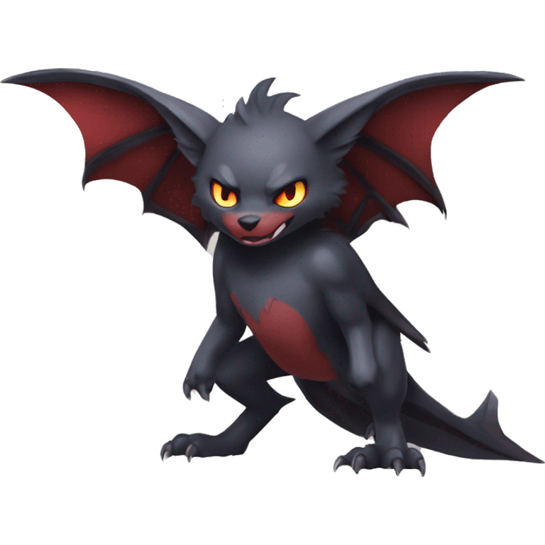 Bat-Litten-Zoroark full body emoji