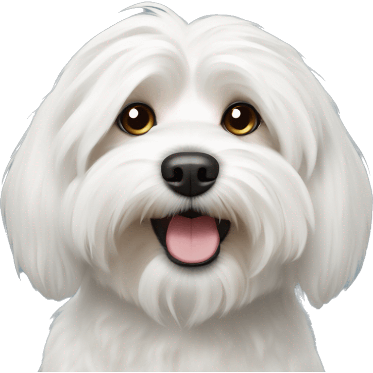 white havanese dog emoji