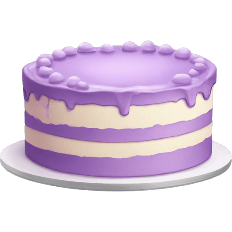 lilac cake emoji