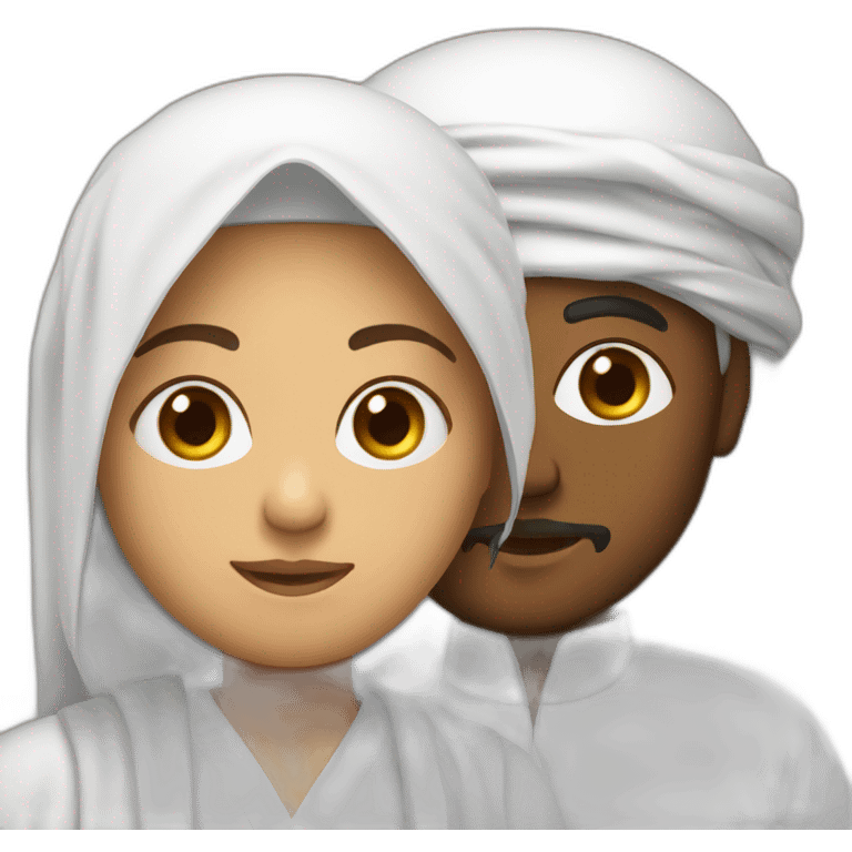 Saudi wearing a white thobe, and a durag emoji