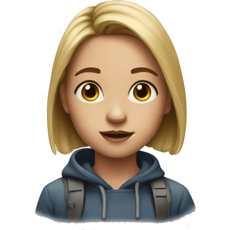 realistic portrait of a girl emoji