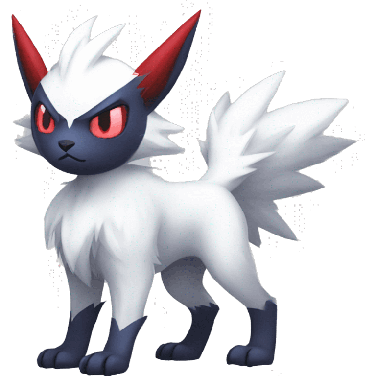 Cool Edgy Absol-Zangoose-Quilava, full body emoji