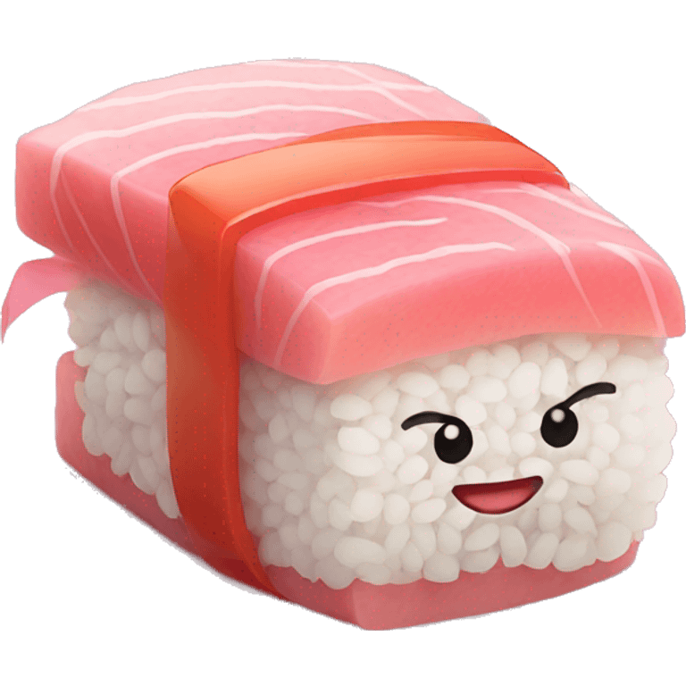 Pink sushi emoji