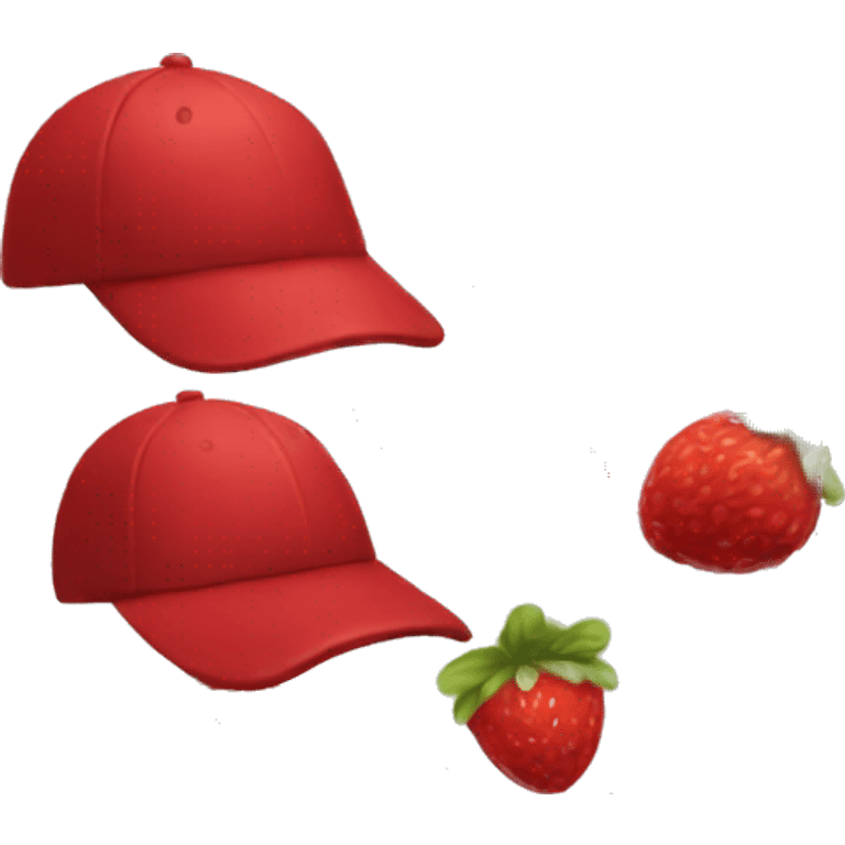 Berry red cap  emoji