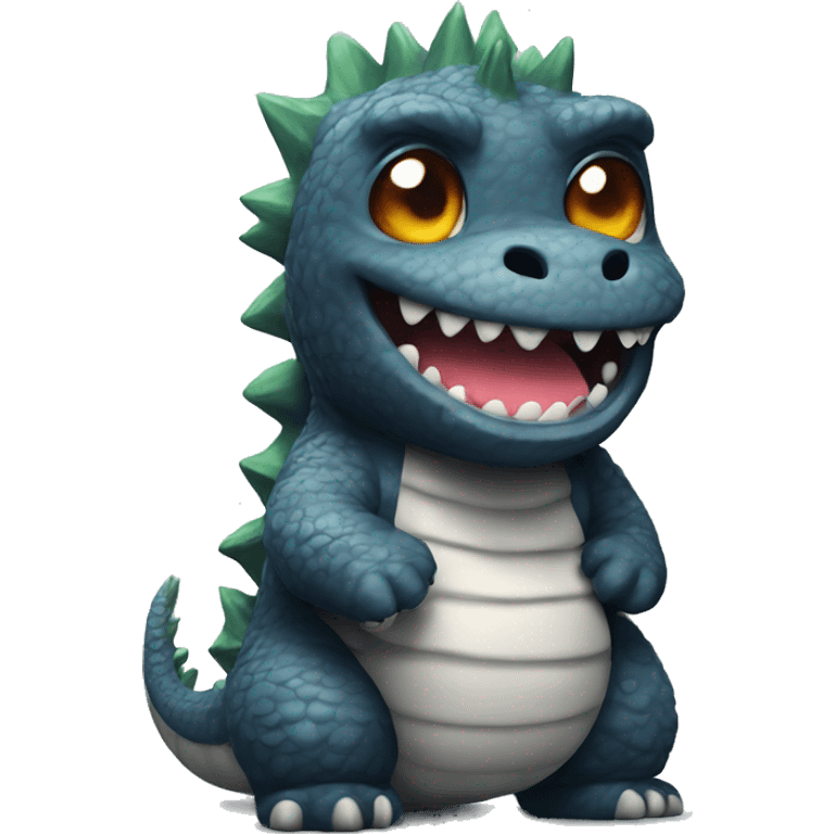 cute godzilla emoji