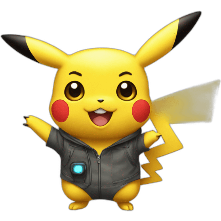 Pikachu électrique emoji