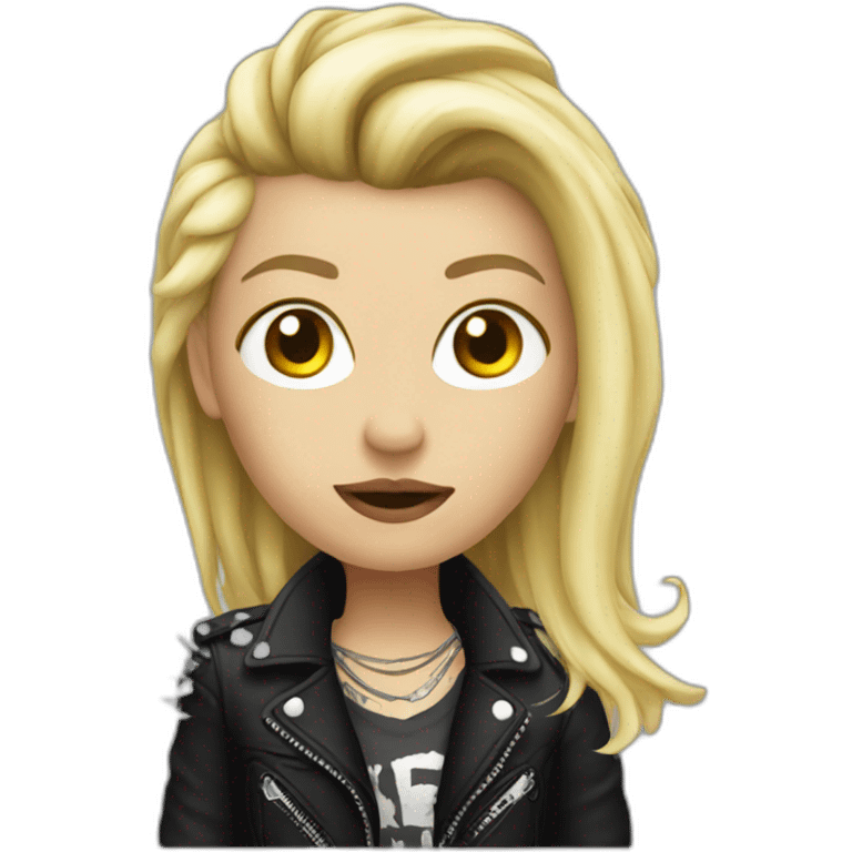 punk-blonde emoji