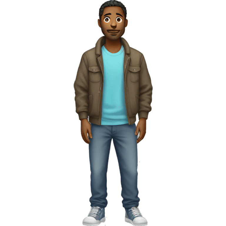 Man wearing baggy clothes  emoji