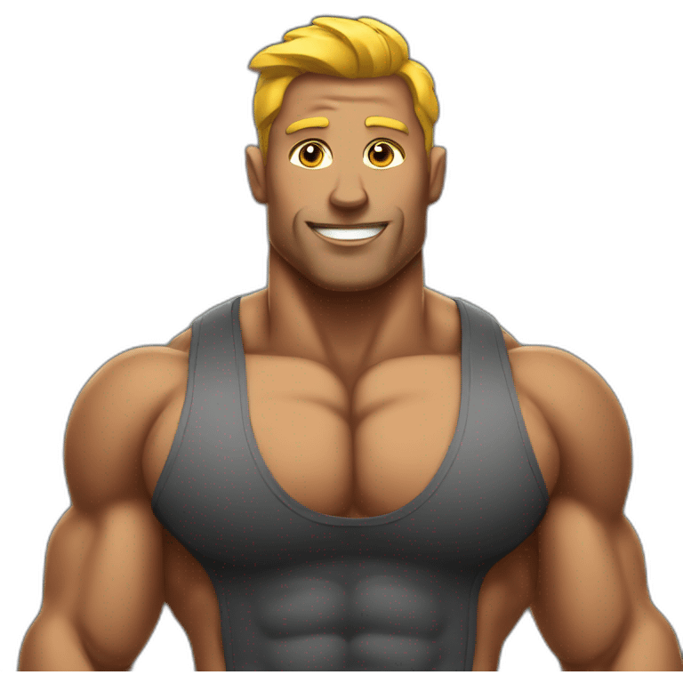 Body builder emoji