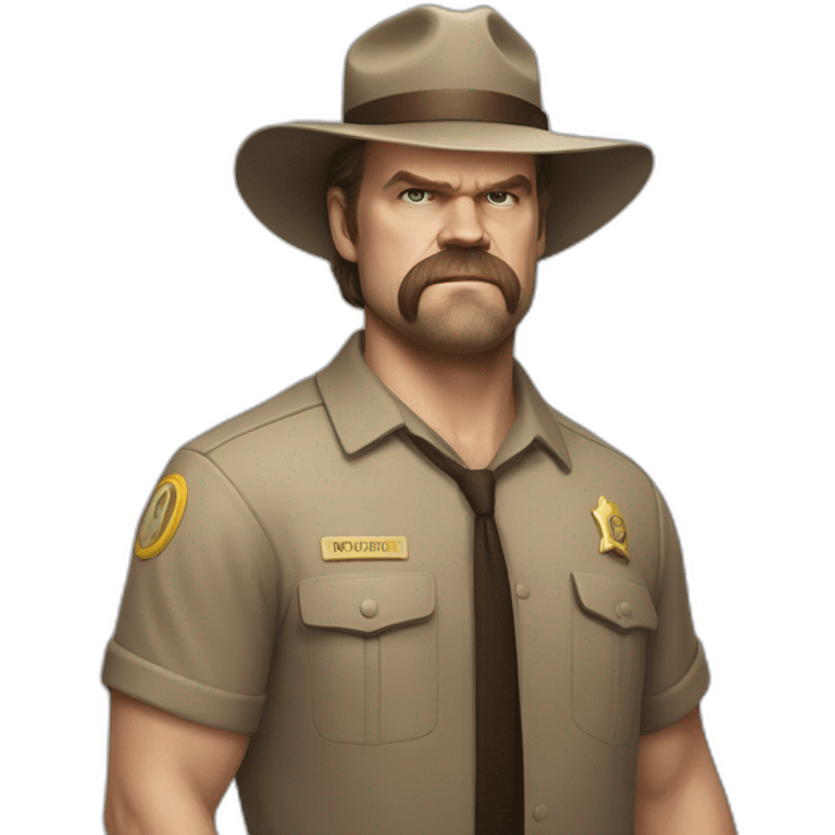 Jim Hopper David harbour emoji