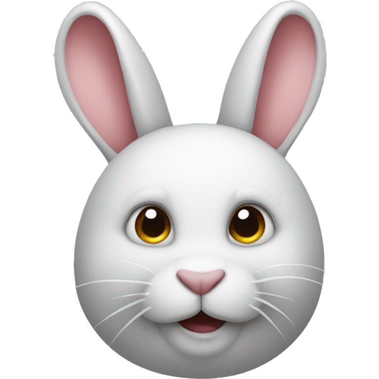  A RABBIT WITH BRAIN emoji