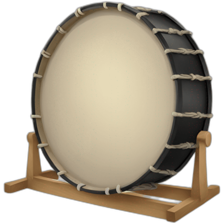 Gong drum emoji