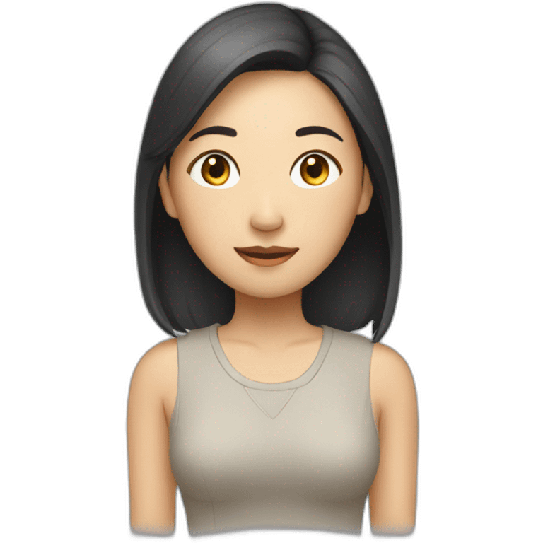 asian female living life emoji