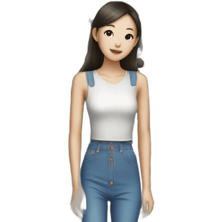 Asiatique skinny emoji