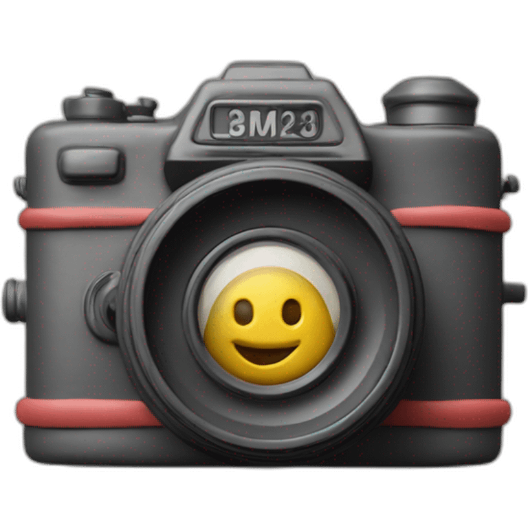 Plasticine slr film camera emoji