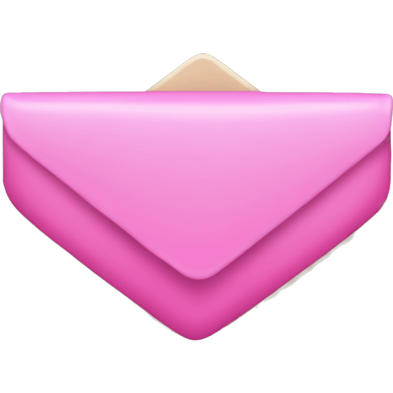 Pink letter V emoji