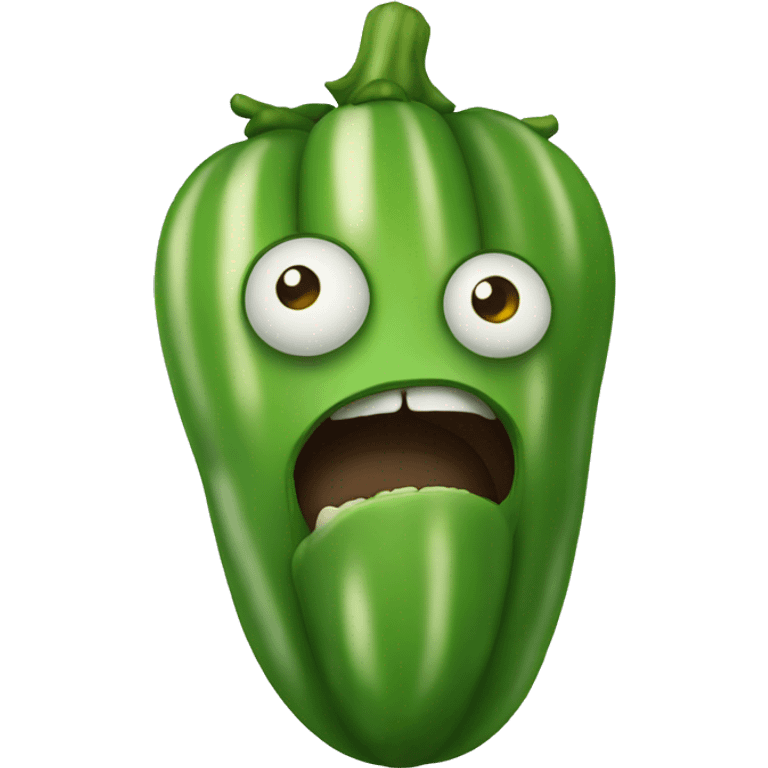 daemon withcucumbers emoji