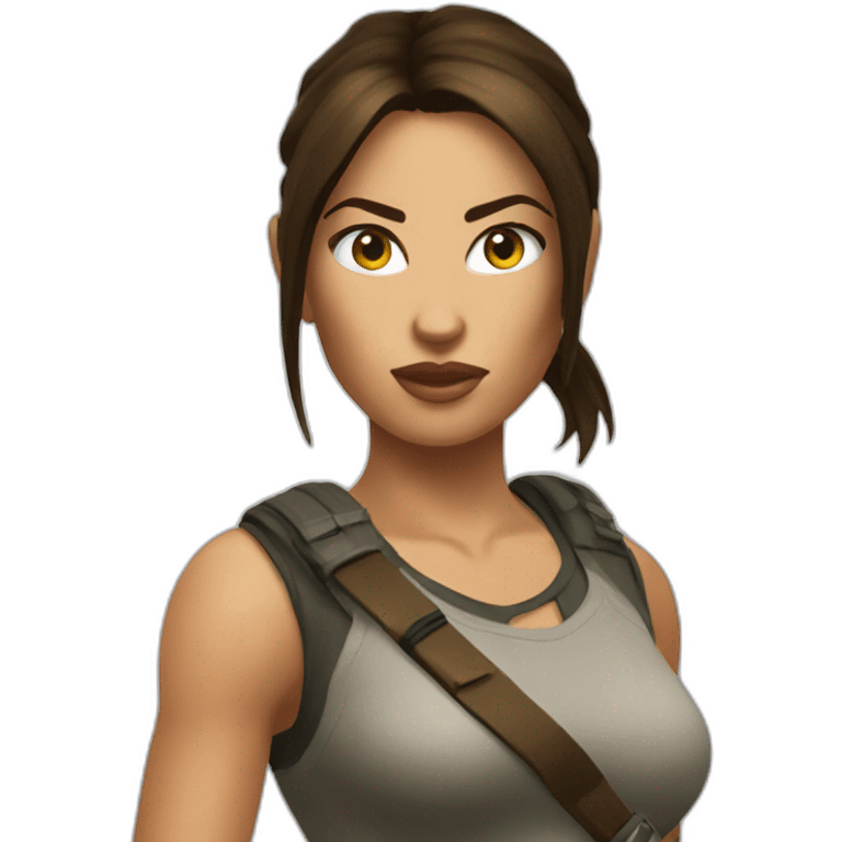 Lara croft emoji