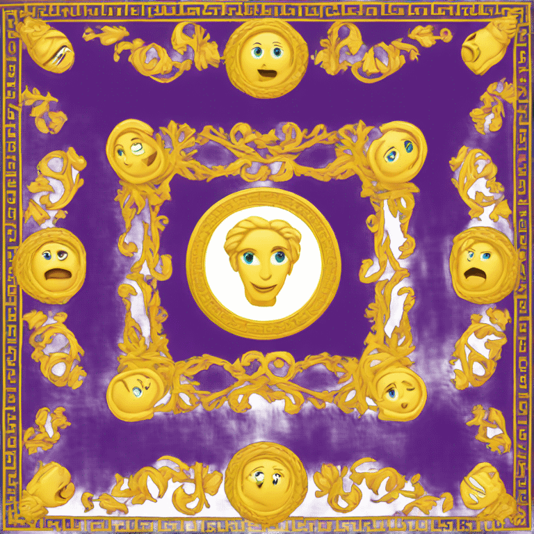 Versace scarf emoji