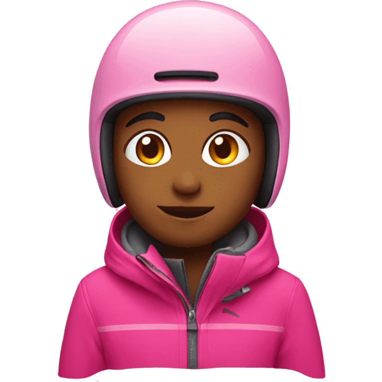 ski pink emoji