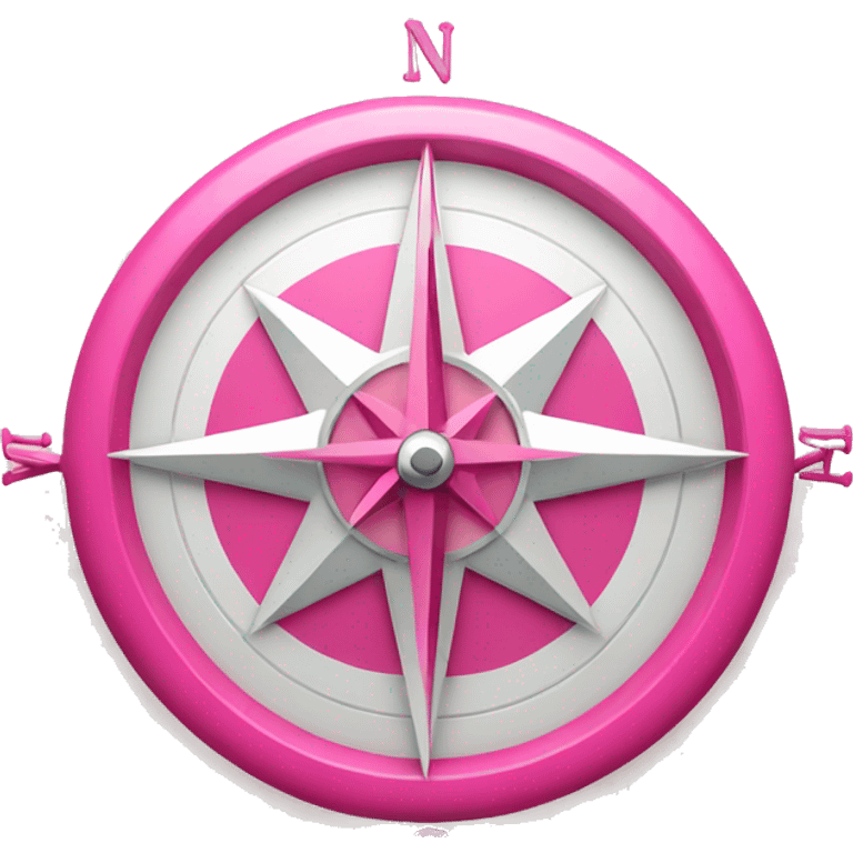 pink compass emoji