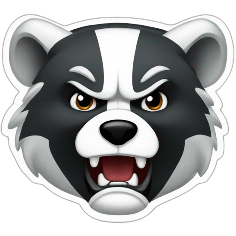 angry bucky badger emoji