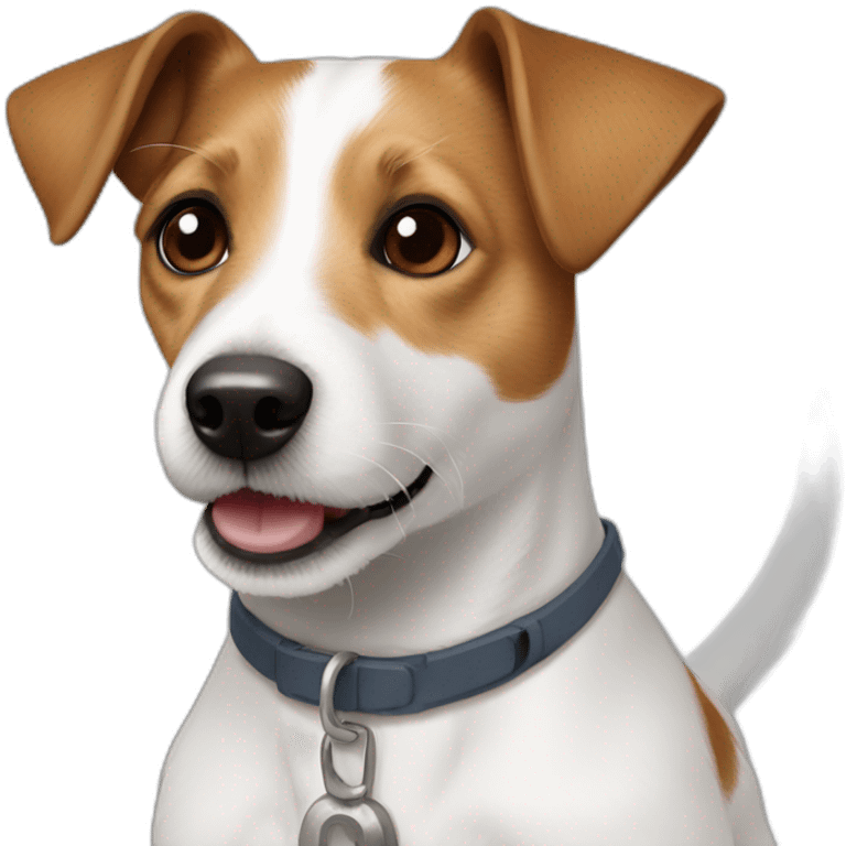 Jack Russell with parson terrier emoji