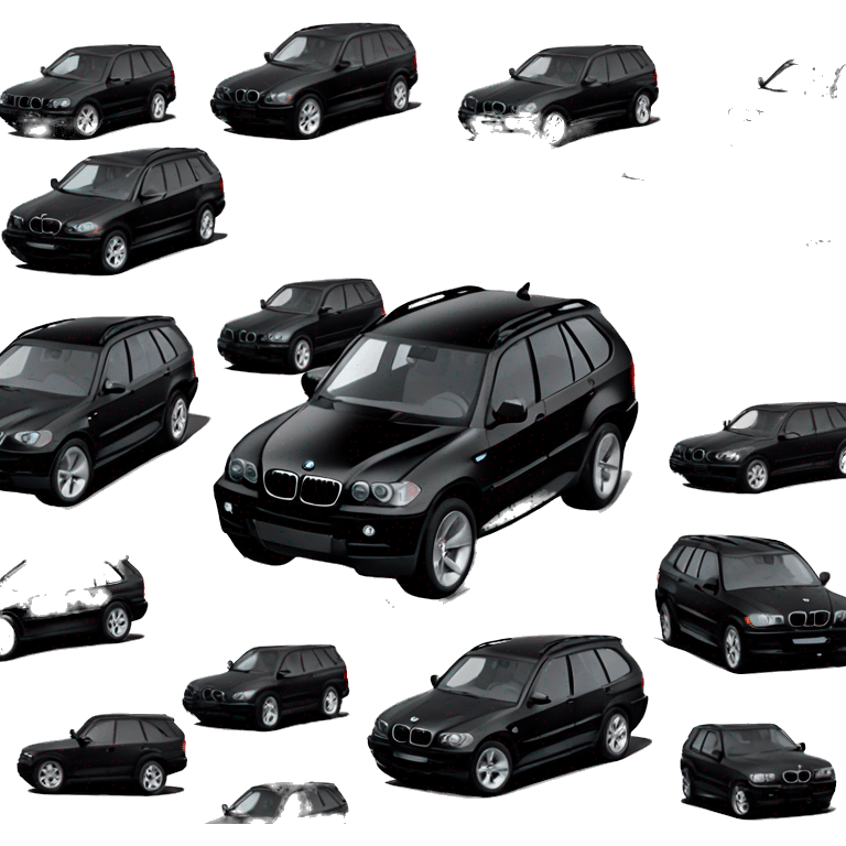 Bmw e53 x5 2005 black color emoji