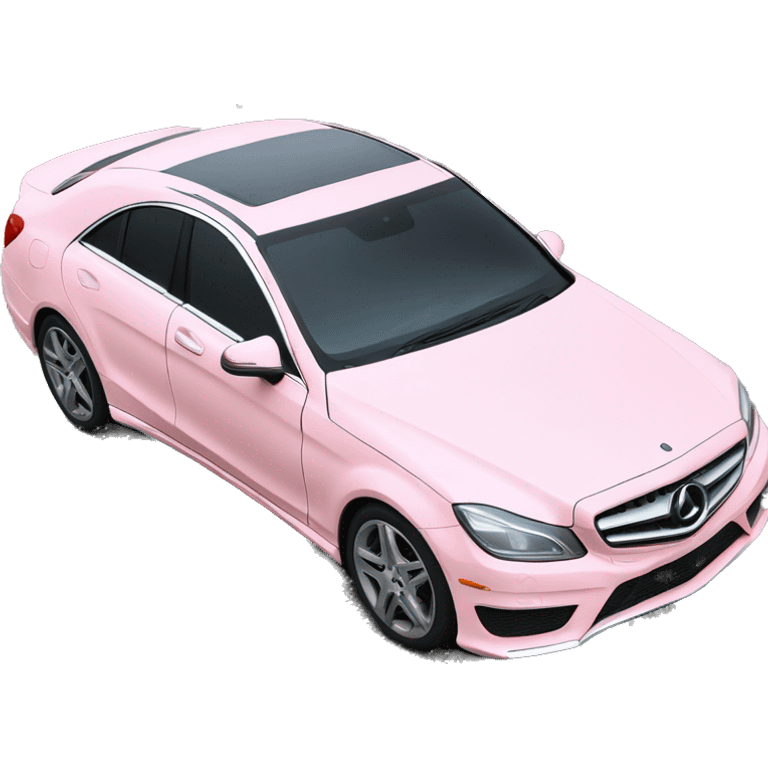 pastel pink mercedez benz emoji