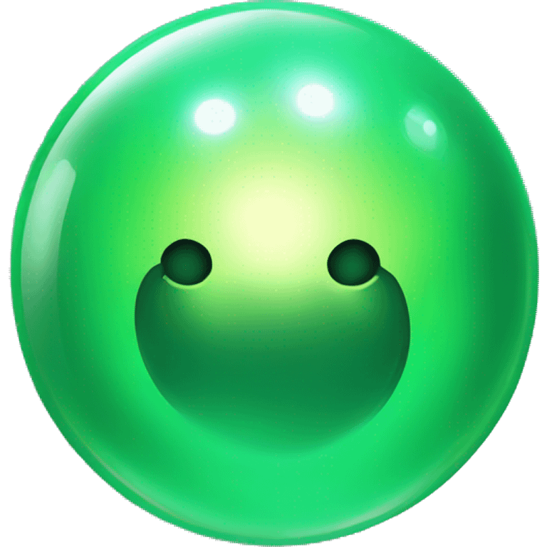 a green aura orb  emoji