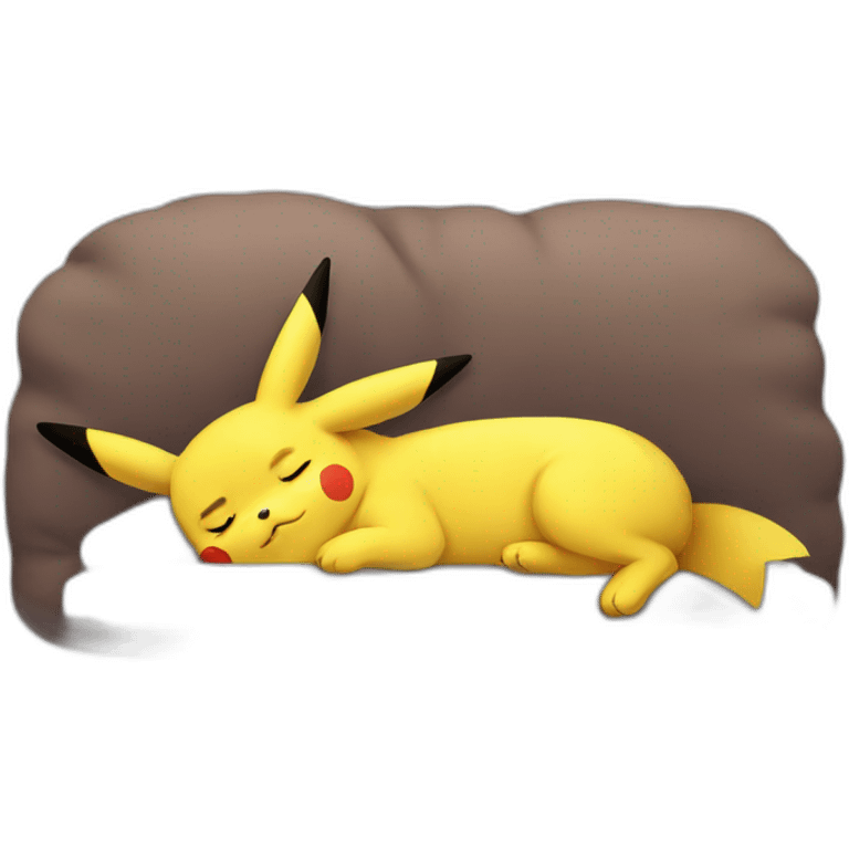 pikachu sleeping emoji