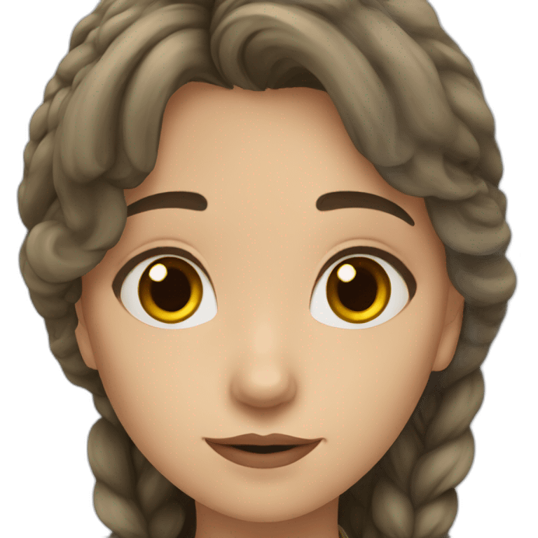 European Girl in Harry Potter style emoji