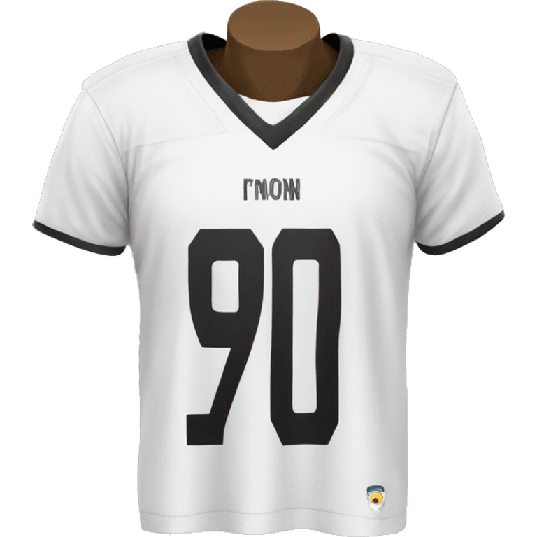 white-football-tshirt emoji