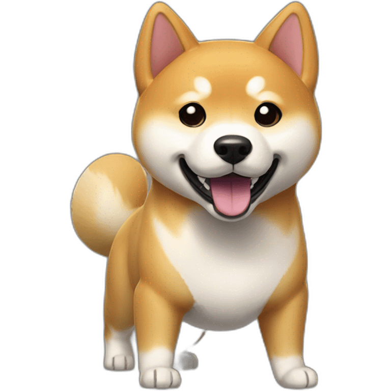 Shiba inu qui joue a la ps5 emoji