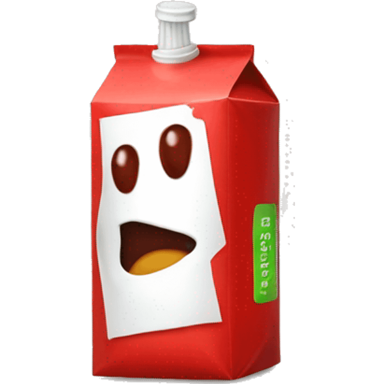 Red juicebox emoji