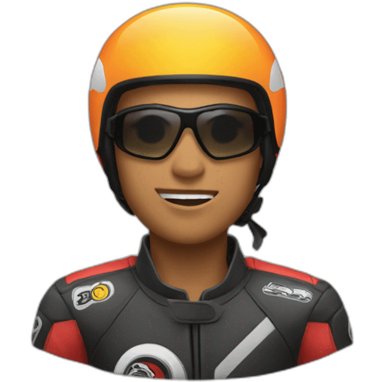 Maki Sall sur la moto emoji