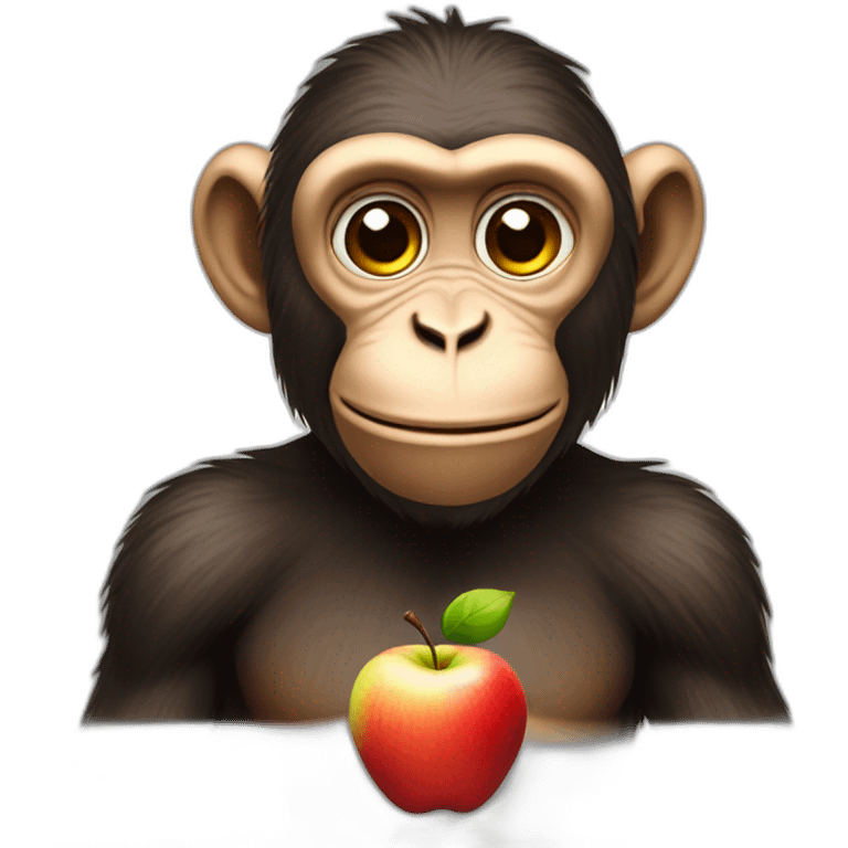 monkey with apple vision pro  emoji