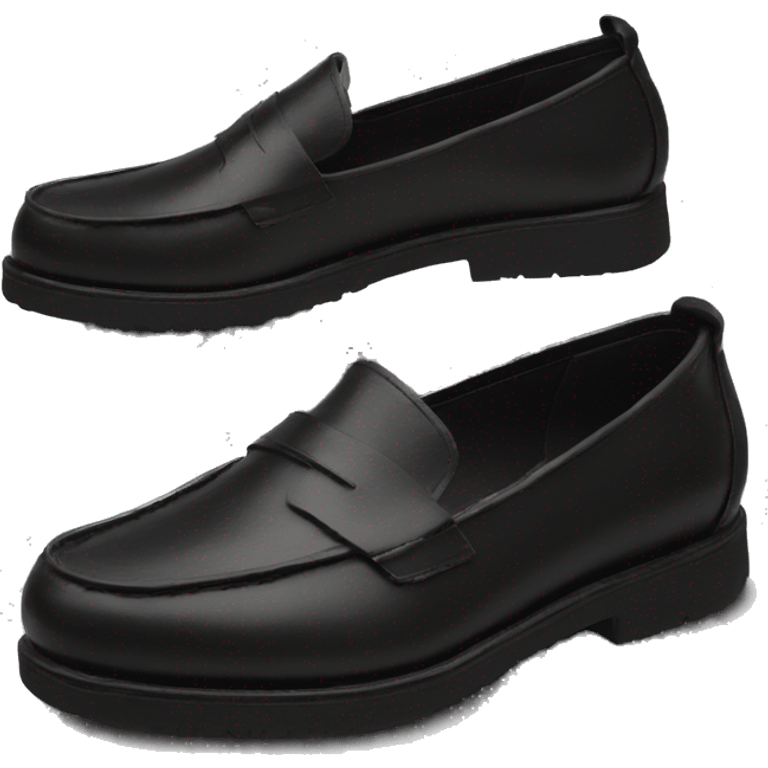 Loafers black emoji