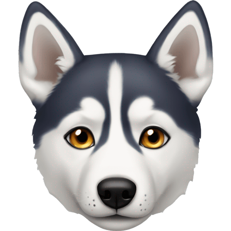 Husky with heterochromia emoji