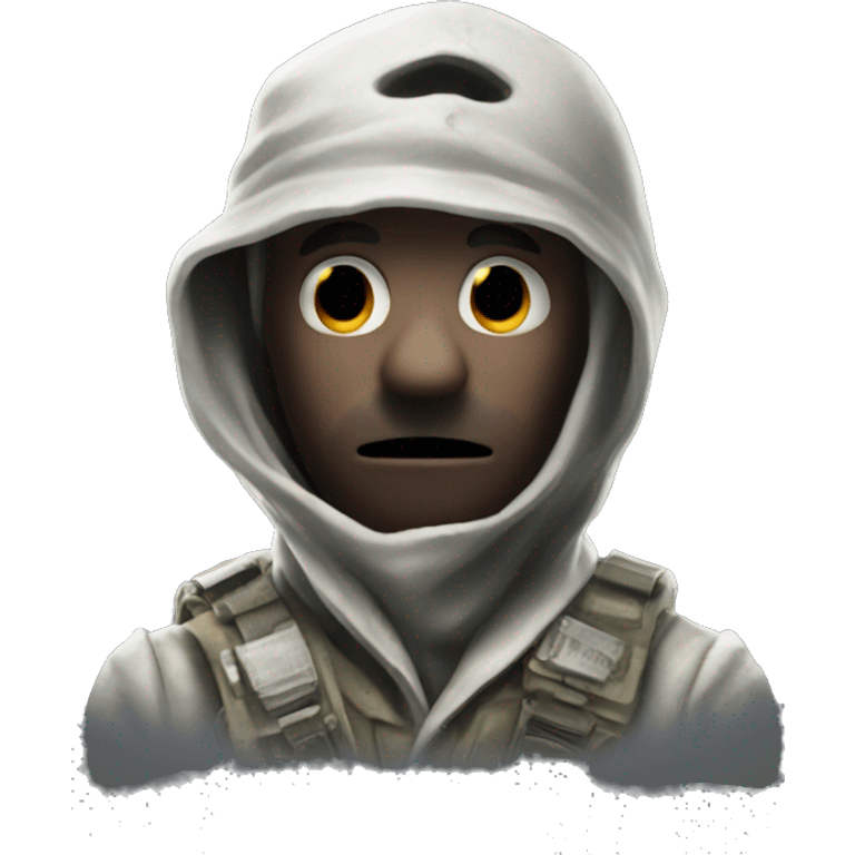 Ghost from call of duty emoji