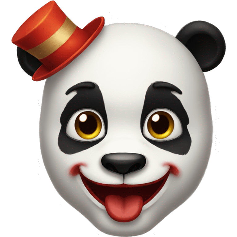 Payaso panda tonto  emoji