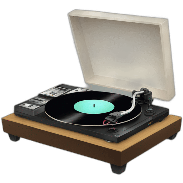 Vynil turntable emoji