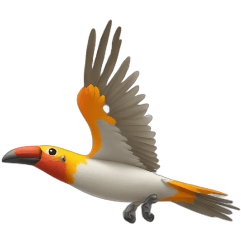 Pájaro avión comun emoji