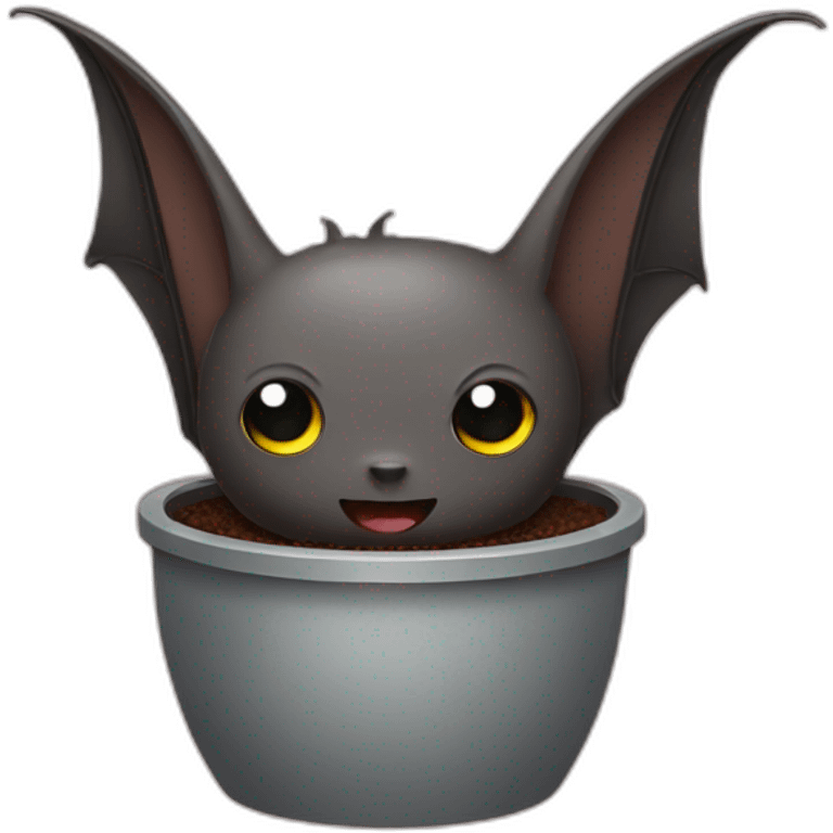 Bat in à pot emoji