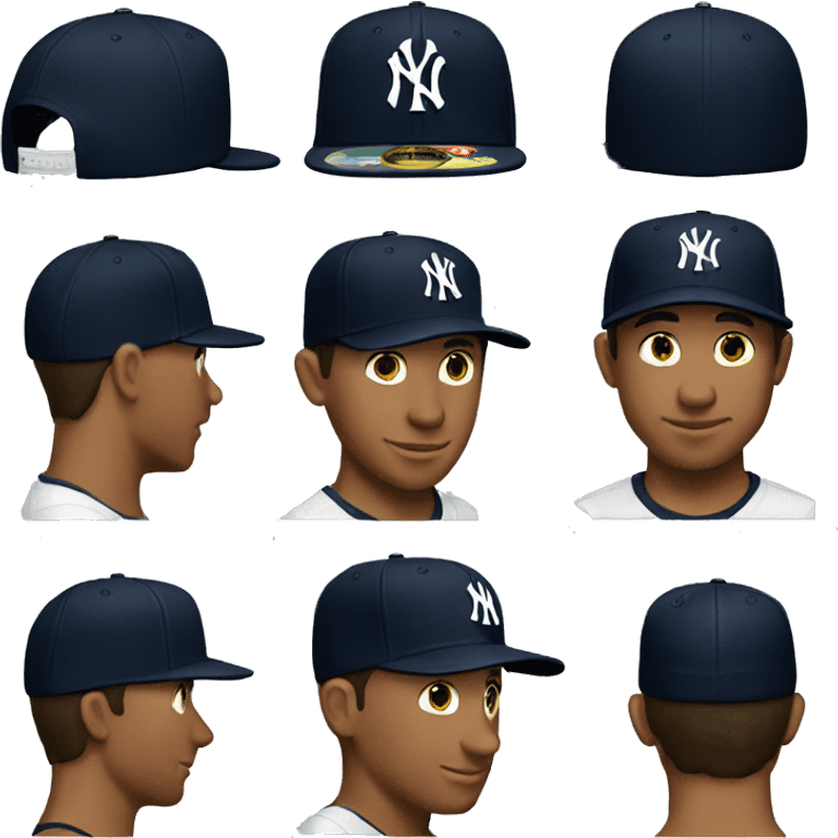 yankees fitted cap emoji